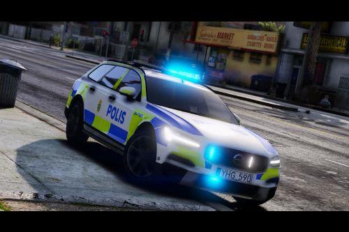 Swedish Police Volvo V90 Cross Country CC Paintjob