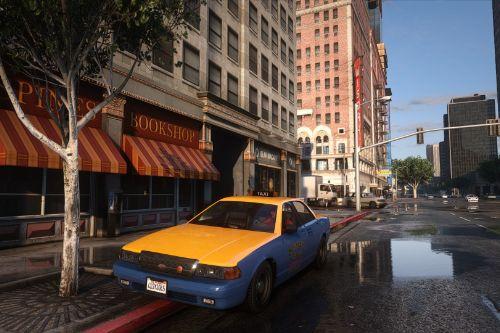 Improved and Fixed Vanilla Taxi Car for ENB series