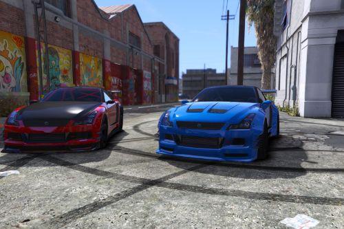 Improved Carcols and Carvariations for TGIJ's Elegy RH8 Mandem Widebody