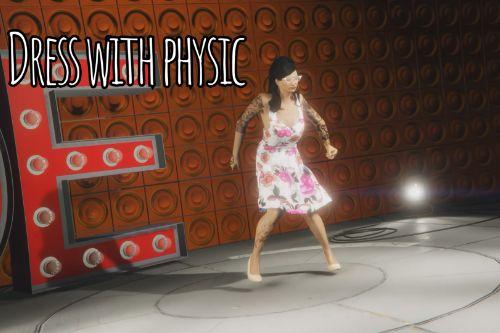 Ingame dress, but with physic ( mp female)