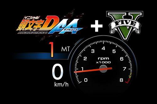 Initial D 6 AA Speedometer Hud 