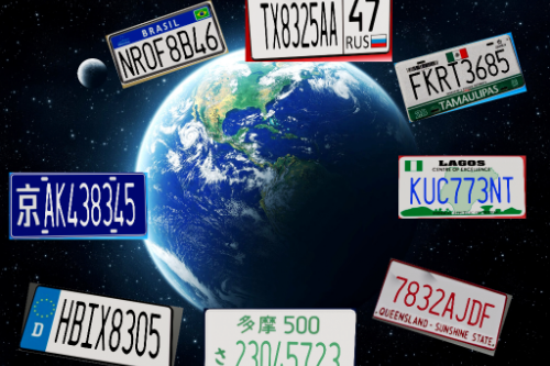 International License Plates [104 Add-On Plates]