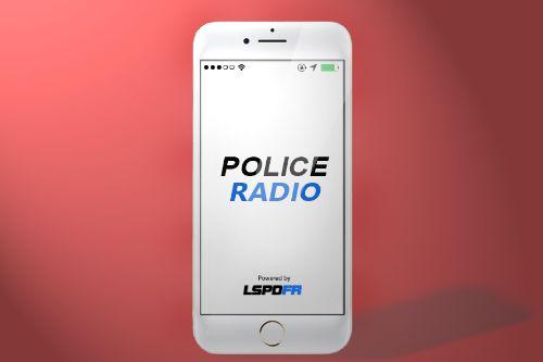 IPhone 7+ Skin Police Radio