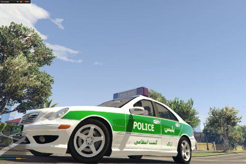 Iranian Police Patrol "Mercedes-Benz C32 AMG"