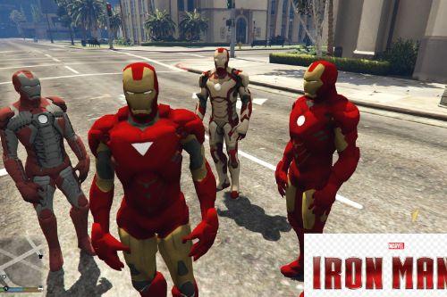 Iron Man Armors (Mark 4, 5, 6, 42) [Add-On Ped]