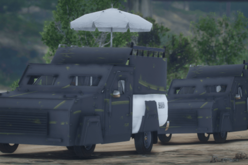 ISIS-Toyota Hilux Troop-Transporter (Working Seats) | [ADD-ON] [FIVE-M]