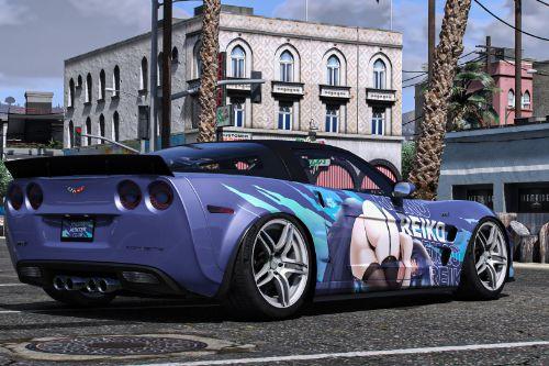 [Itasha] 2009 Chevrolet Corvette ZR1 Reiko paintjob