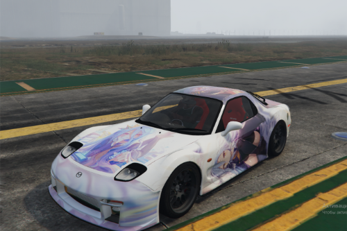 [Itasha] Mazda RX-7 Asuka "Shiro - No game No life"