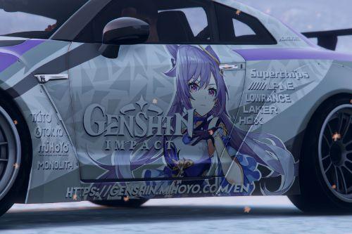 [Itasha] Nissan GTR "Genshin Impact"