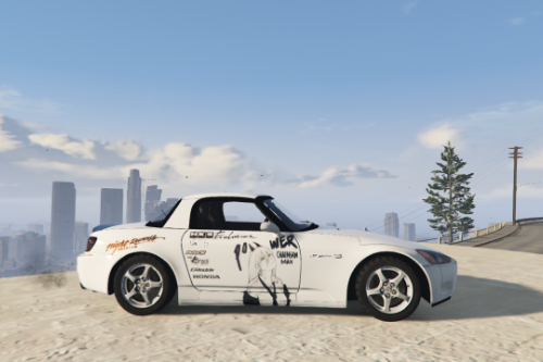 [Itasha] Power Chainsaw man Honda S2000