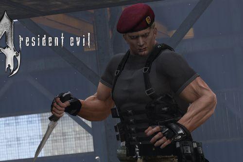 Jack Krauser - Resident Evil 4  HD version with classic outfit - [Add-On Ped] [Replace]