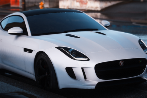Jaguar F-Type R [Add-On | Animated rear view | Auto spoiler  ]