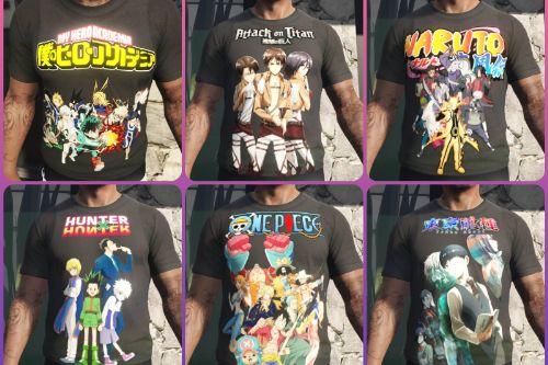 Japanese Anime T-shirt Pack for Franklin.