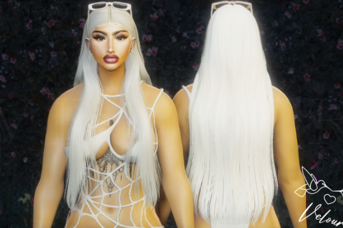 Jessica Hair V1 & V2 w/ Physics For MP Female