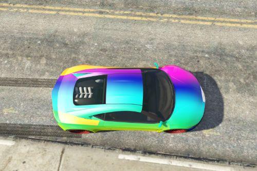 Jester Rainbow Car Texture Mod