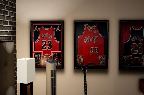 Michael Jordan OG Wall Jerseys 