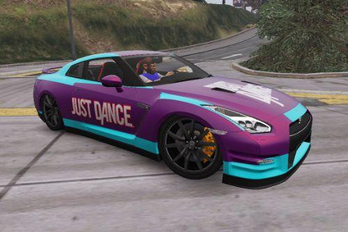 Just Dance Livery for Nissan GTR