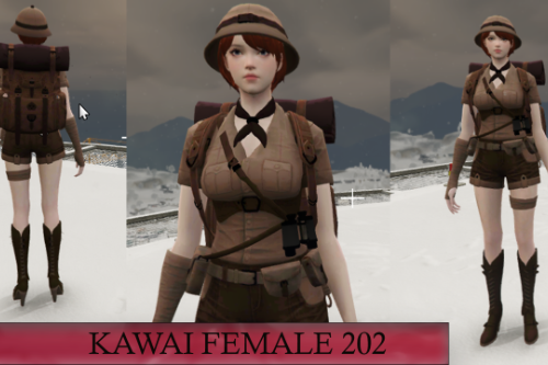 Kawai Female 202 [Add-On Ped / FiveM] 