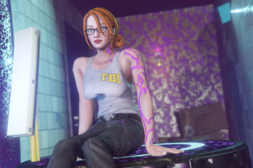 Kinzie (Saints Row Gat Out of Hell) [Add-On Ped]