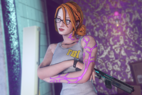 Kinzie (Saints Row Gat Out of Hell) [Add-On Ped]