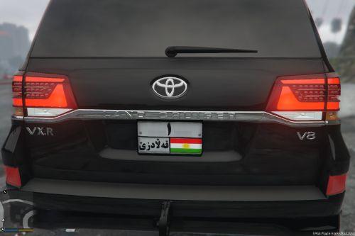 Kurdistan [ IRAQ ] Licence Plate