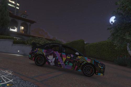 Kuroneko OreImo Itasha (痛車/痛车) for Mitsubishi Lancer Evolution X Final Edition