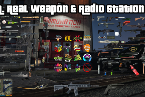 L.A. Real Weapon & Radio Station Icons