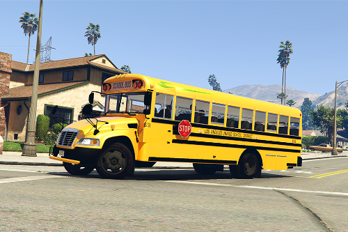 LA Unified School District Livery for 2015 Blue Bird School Bus