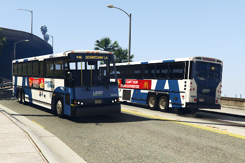 LADOT Commuter Express Livery for MCI D4500CT Coach Bus