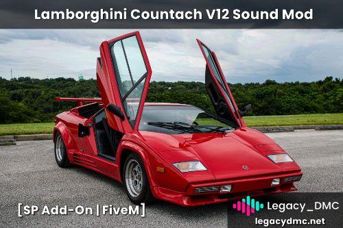 Lamborghini Countach V12 Sound Mod [SP Add-On | FiveM]