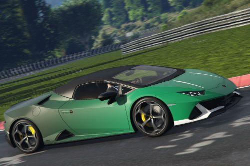 Lamborghini Huracan Evo Spyder 2020 The Burnt Green Livery [2K]