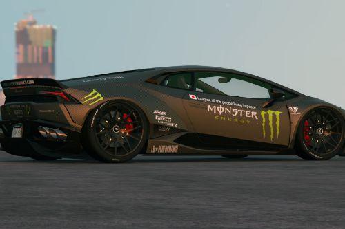 [Lamborghini huracan LP-610  LibertyWalk] Monster livery