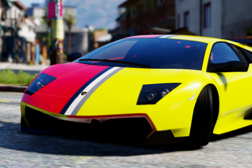 Lamborghini LP670-4 red and yellow fight color body skin