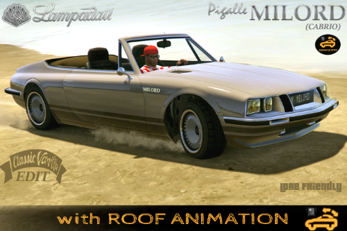 Lampadati Pigalle MILORD cabrio [Add-On | Roof Animation | LODs]