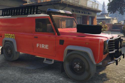 Land Rover 110 Workshop Fire Support Vehicle 
