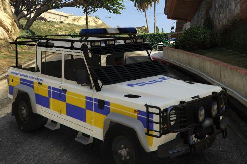 Land Rover Defender 110 Pickup Irish Police [Unlocked]