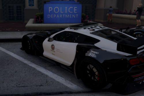 LAPD Livery for Pursuit Corvette C7R