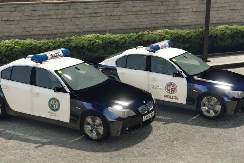 LAPD & LSPD BMW 525D E60 Textures