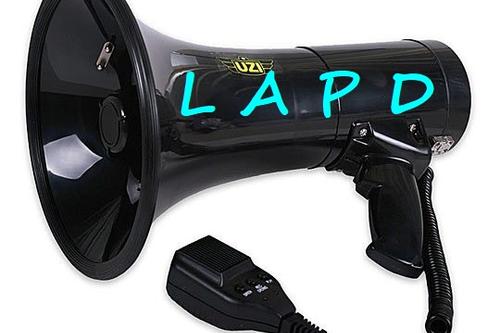 LAPD PoliceMegaphoneAudio B0a2c3 police megaphone 50 watt