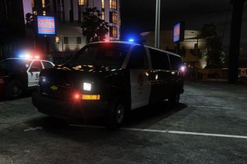 LAPD Skin for 2016 Chevy Express