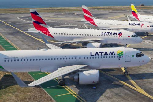 LATAM Flags Livery Pack (A319, A320, A320neo)