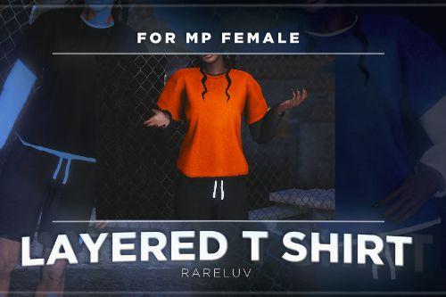Layered T Shirt For MP Female