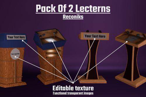 Lecterns Pack Props