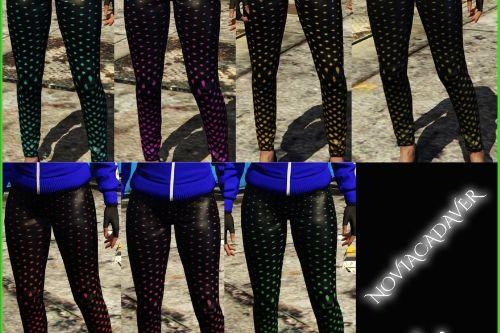 Leggings Color Circle Texture Pack for Female MP Character