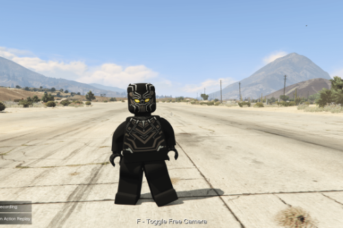 Lego Black Panther [Add-On Ped] 