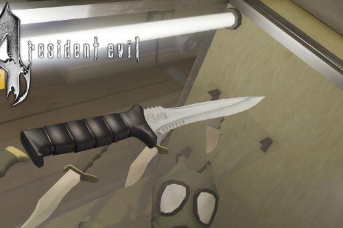 Leon combat knife - Resident Evil 4 OG - [Replace]