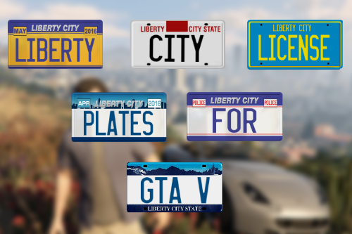 Liberty City (GTA IV) License Plates HD