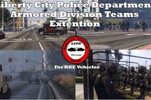 More Liberty City Police Department Armored Division Teams Extended (Liveries for RDE Vehicles)