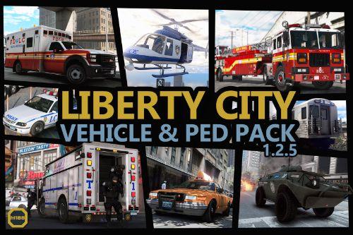 Liberty City Vehicle & Ped Pack (FDLC, LCPD and more) [Add-On | Liveries | Sounds ]