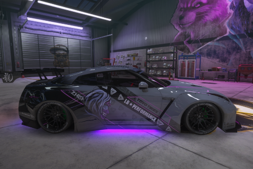 Liberty Walk Nissan GT-R // Streetrace style livery